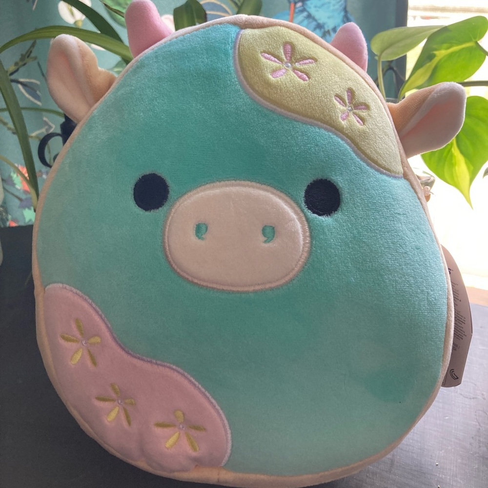 Squishmallows Cornelius Cow Plush Easter 8”